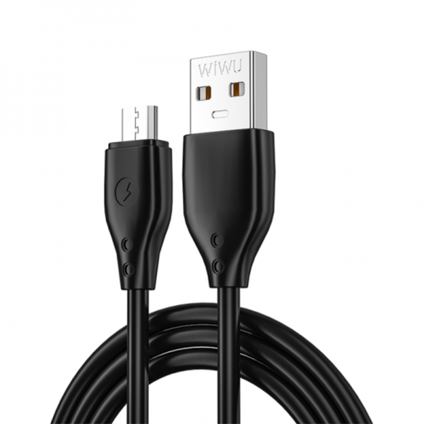 Second image of WIWU Pioneer Series Cable Wi-C001 A-M USB A to Micro USB Black | WI-C001-BLK
